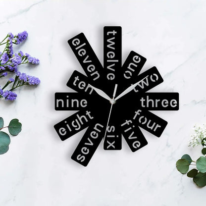 Horloge Murale Originale  Rectangles