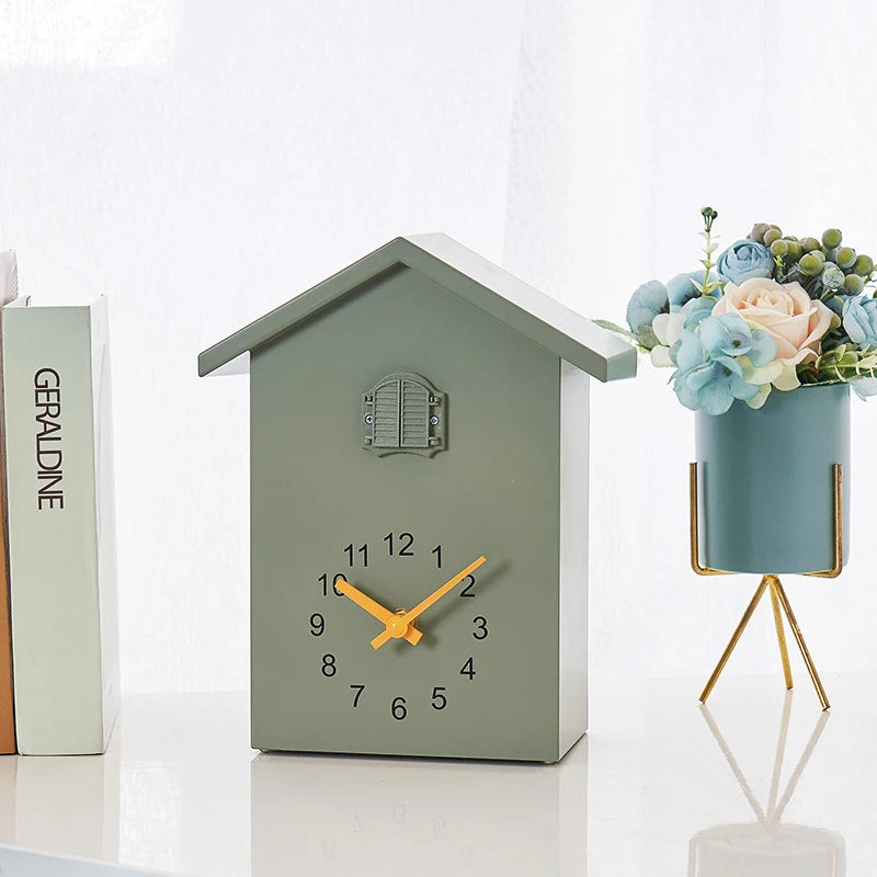 Horloge Coucou à Coucou  Vert Olive
