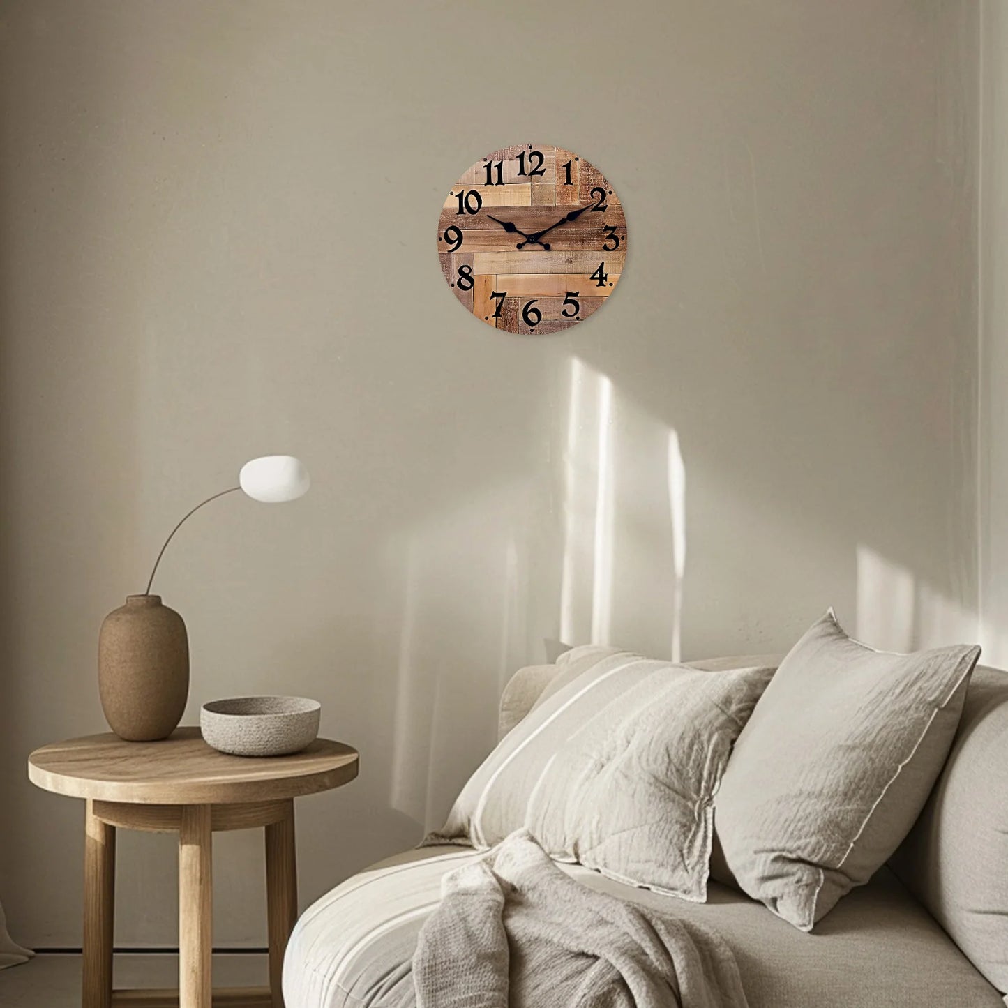 Horloge Murale Bois Rustique