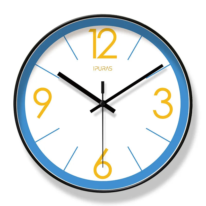 Horloge Murale Scandinave  Cerne Annuel Minimaliste