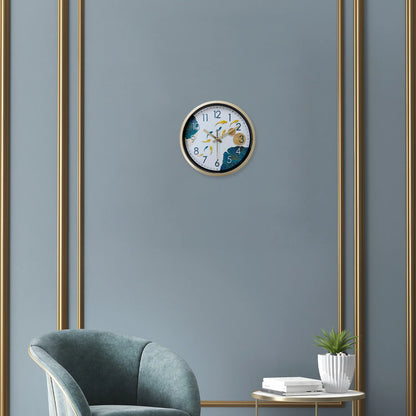 Horloge Décoration Murale  Carpes Koï Lotus