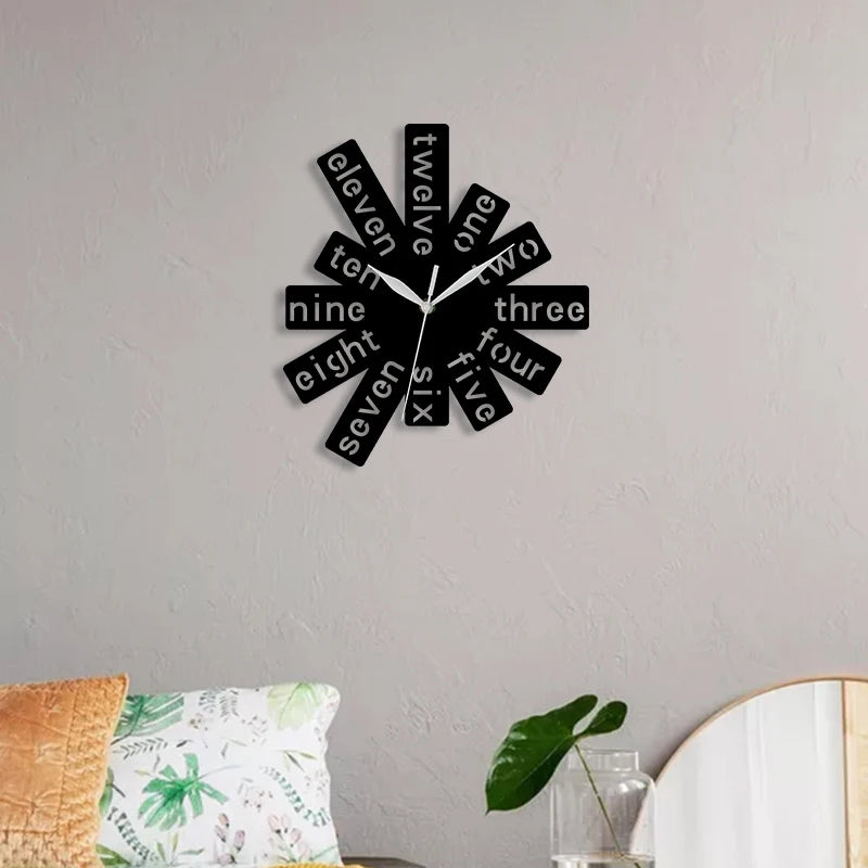 Horloge Murale Originale  Rectangles