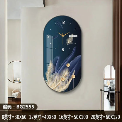 Horloge Murale Silencieuse Style Nordique en Bois Élégant 