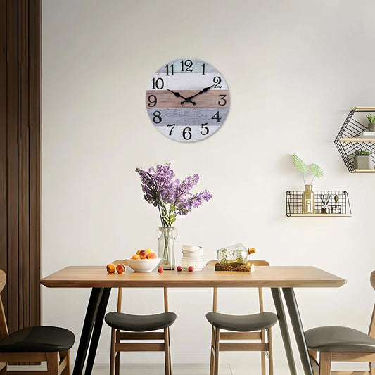 Horloge Murale Bois  Style Marinier