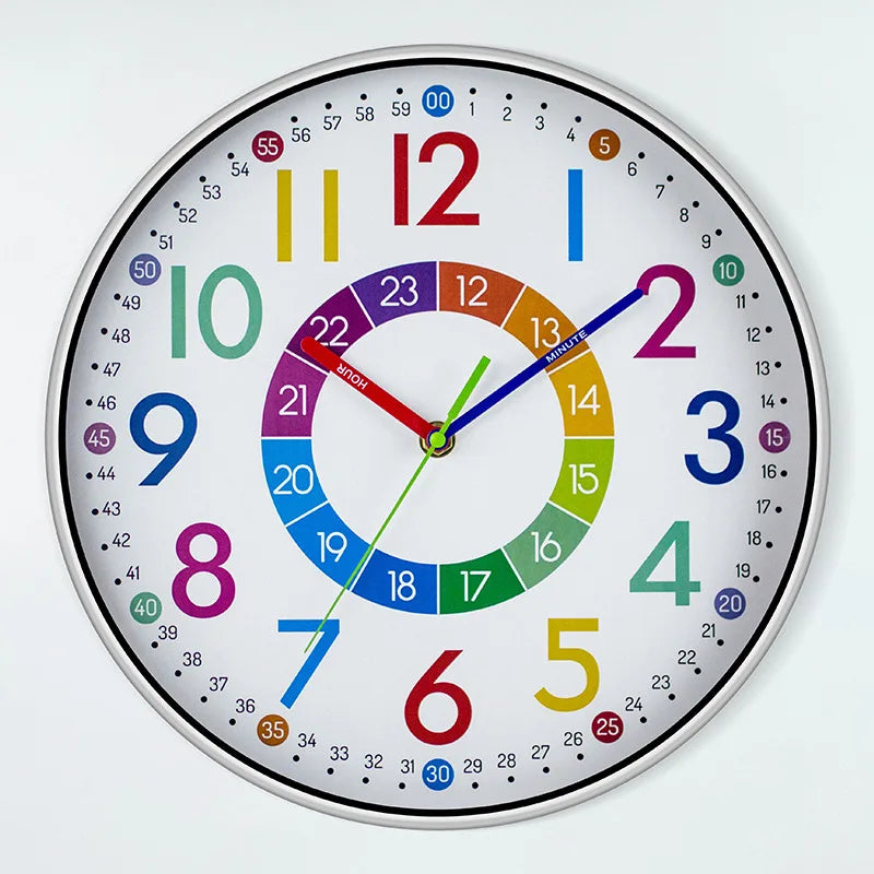 Horloge Colorée pour Enfants