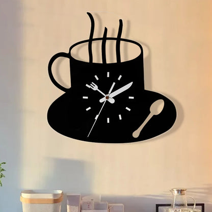 Horloge Murale SilencieuseDesign Acrylique 3D Sans Cadre