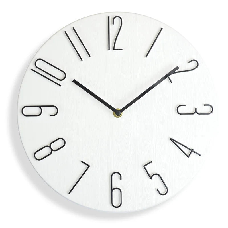 Horloge Style Nordique Épuré