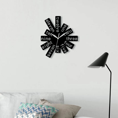 Horloge Murale Originale  Rectangles