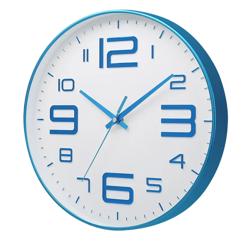 Horloge Moderne  Éclairage Artistique de Luxe Quartz