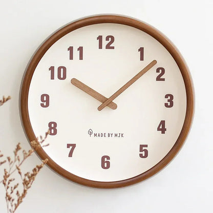 Horloge Murale Bois Massif Style Japonais — vue 2