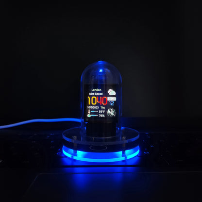 Horloge Nixie  Style Gaming LED Numérique Pour Bureau