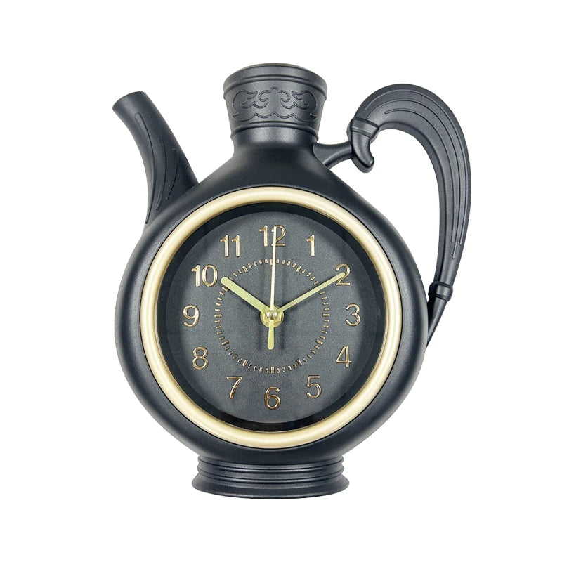 Horloge Murale Originale  Design Théière Déco Cuisine