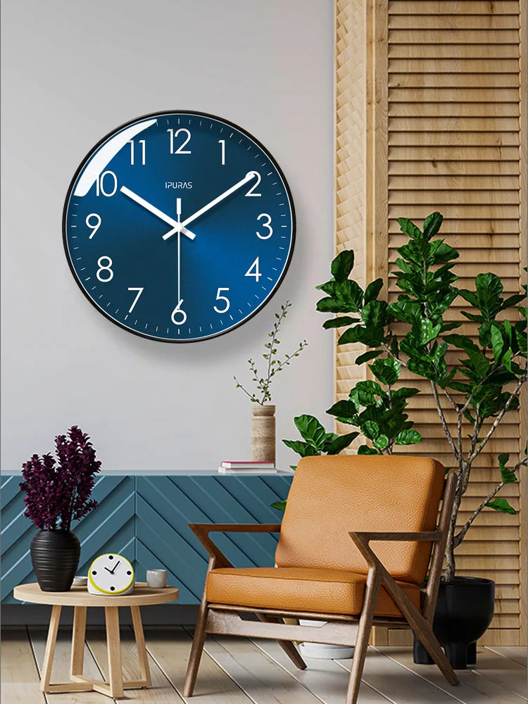 Horloge Murale SilencieuseDesign Moderne Quartz