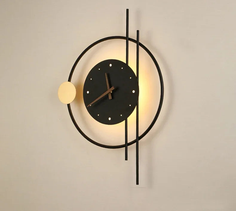 Horloge Murale Design Géométrique  Style Nordique