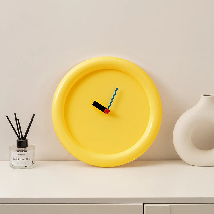 Horloge Murale DesignStyle Memphis Moderne Coloré