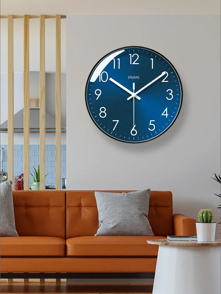 Horloge Murale SilencieuseDesign Moderne Quartz