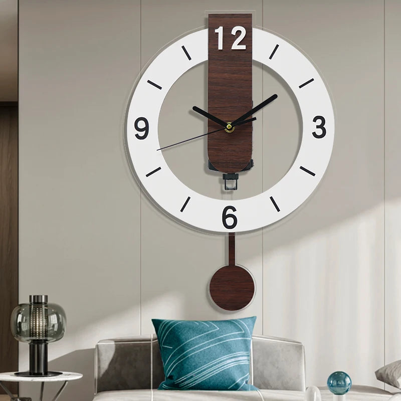 Horloge Pendule Ancienne à Balancier  Style Européen Rétro