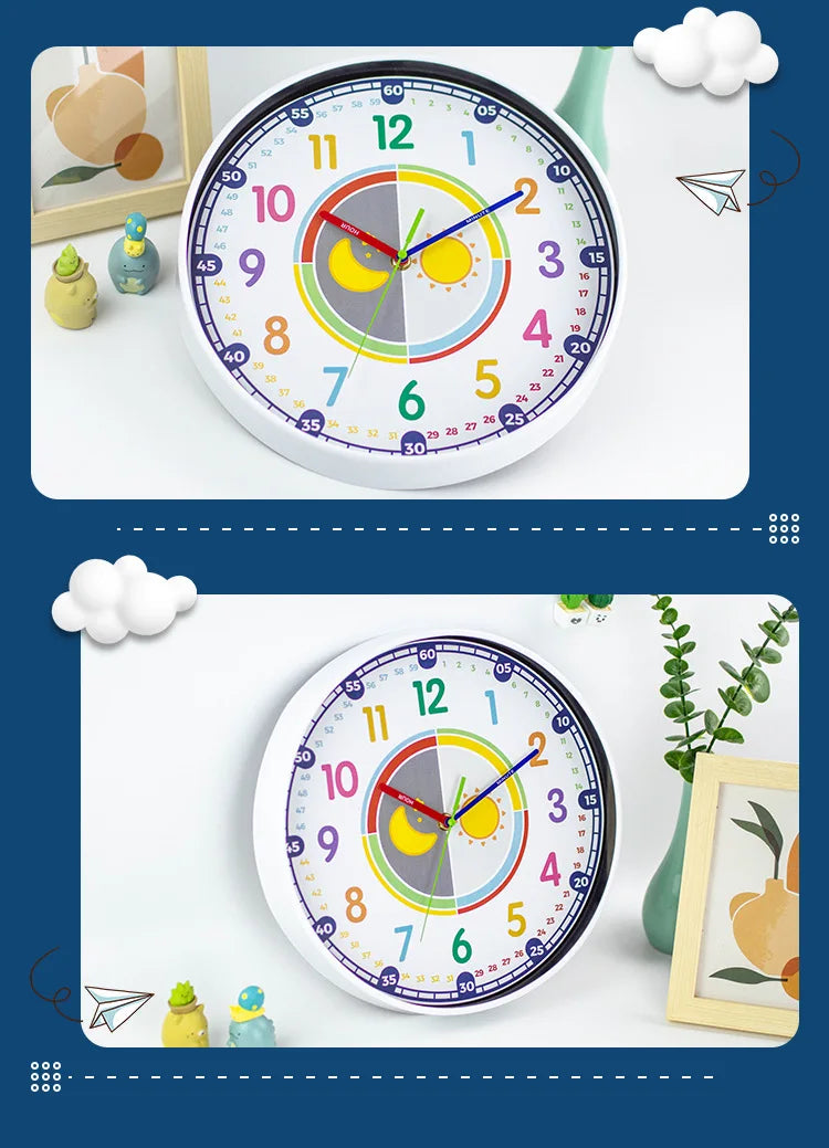 Horloge Colorée pour Enfants