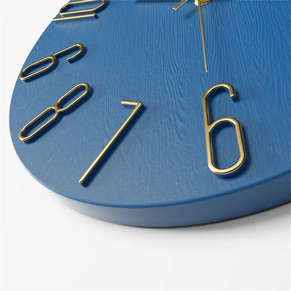 Horloge Murale Scandinave Beige Minimaliste 30cm