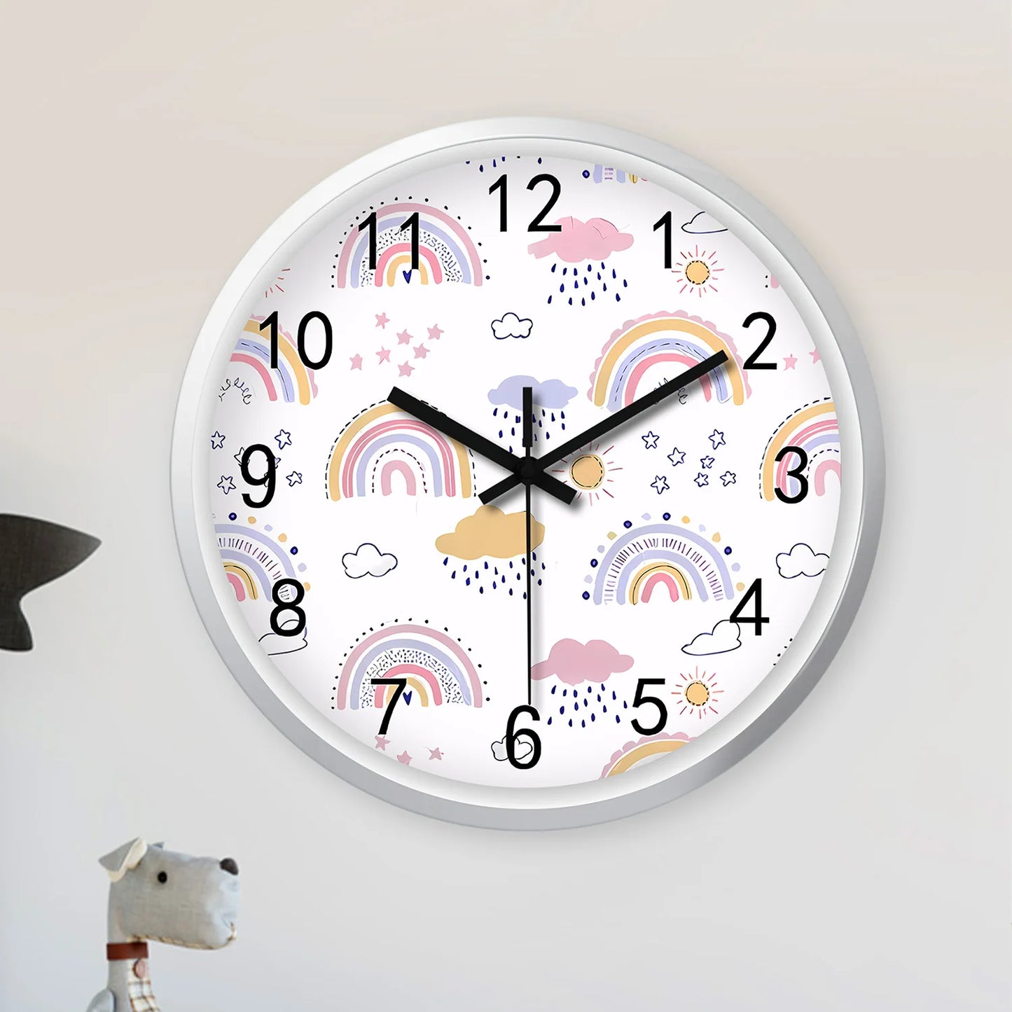 Horloge Enfant  Arcs-en-Ciel
