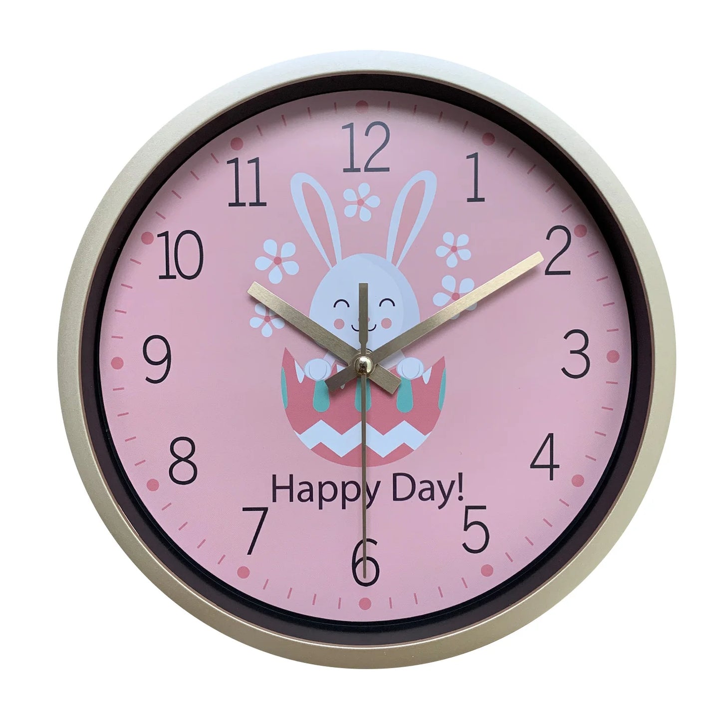Horloge Enfant  Lapin Rose Cartoon