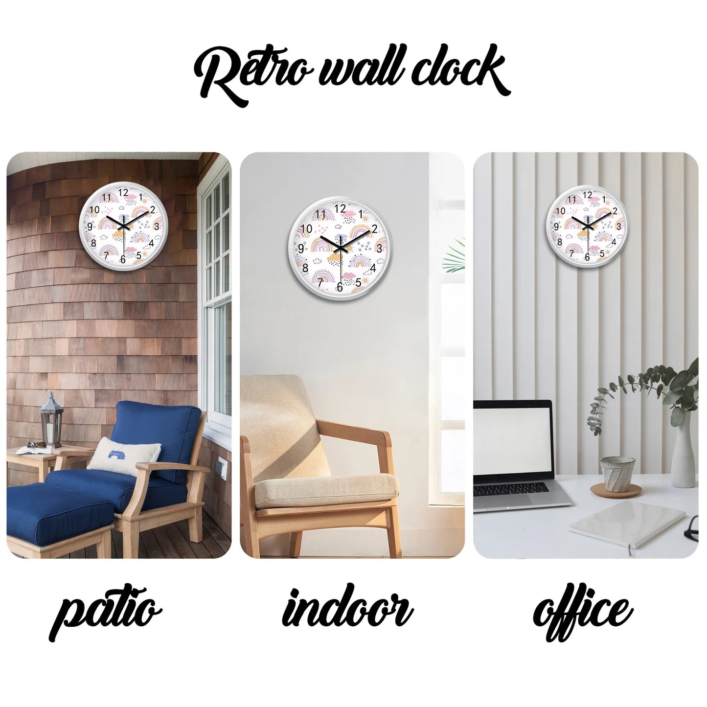 Horloge Enfant  Arcs-en-Ciel
