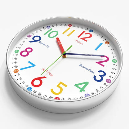 Horloge Murale SilencieuseDesign Enfant Quartz 30cm
