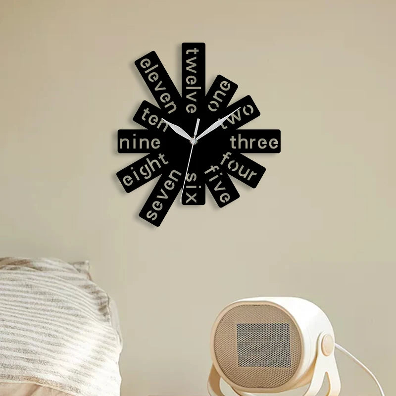 Horloge Murale Originale  Rectangles