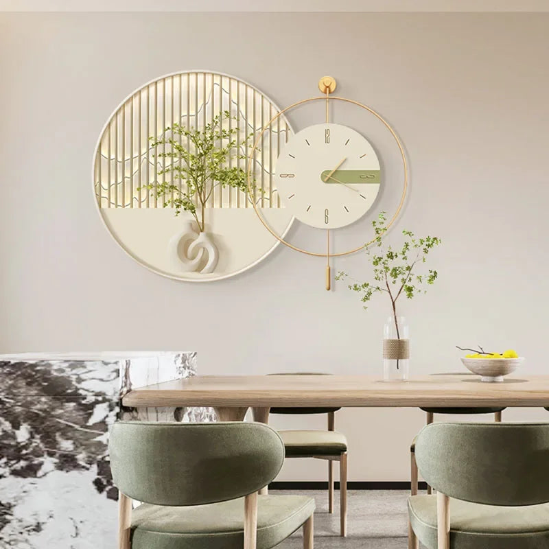 Horloge Murale DesignArtistique Moderne Finition Silencieuse