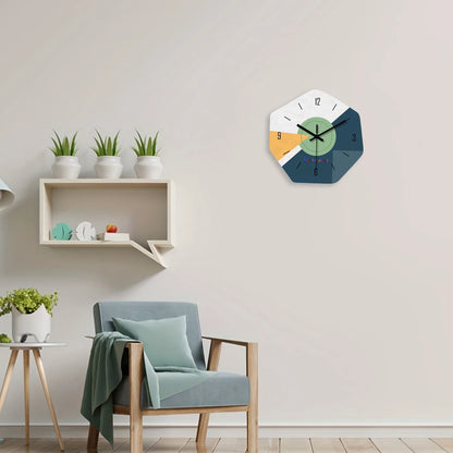 Horloge Murale Moderne  Tricolore