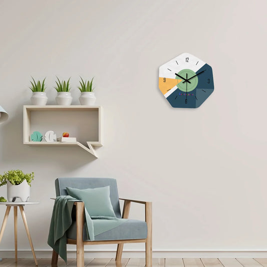 Horloge Murale Moderne  Tricolore