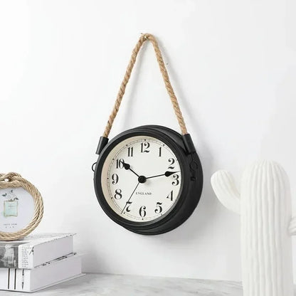 Horloge Suspendue  Style Marin Vintage
