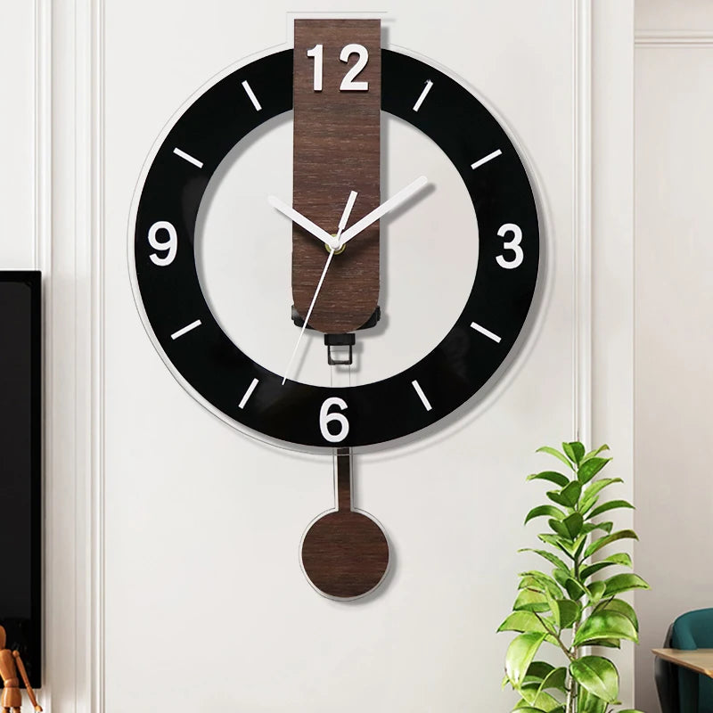 Horloge Pendule Ancienne à Balancier  Style Européen Rétro