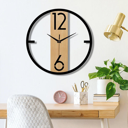 Horloge Murale SilencieuseModerne Sans Cadre Pour Intérieur