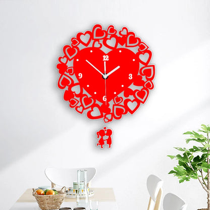 Horloge Murale DesignAcrylique Creuse Motif Regard Chic