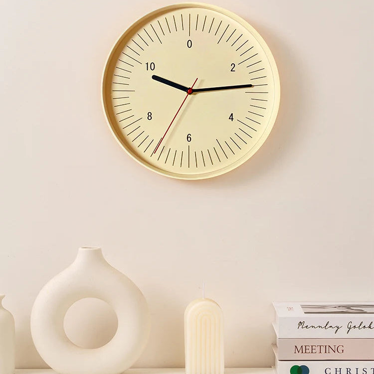 Horloge Murale DesignRonde Métal Moderne EpeiusHome