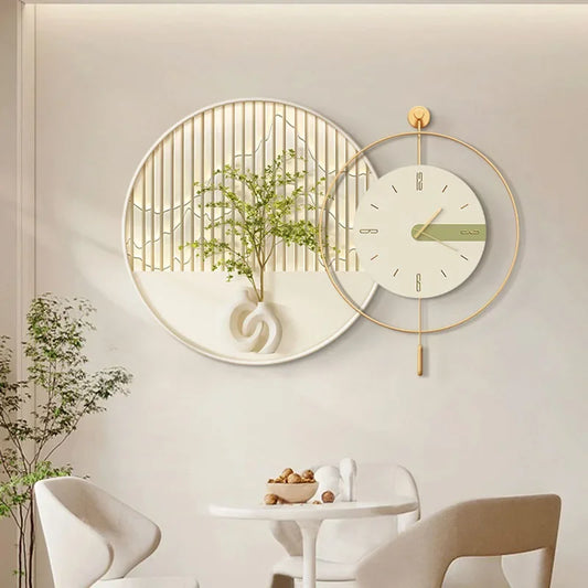 Horloge Murale DesignArtistique Moderne Finition Silencieuse