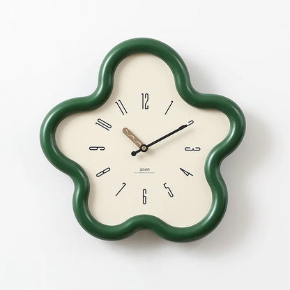 Horloge Pendule Murale Moderne  Forme de Fleur
