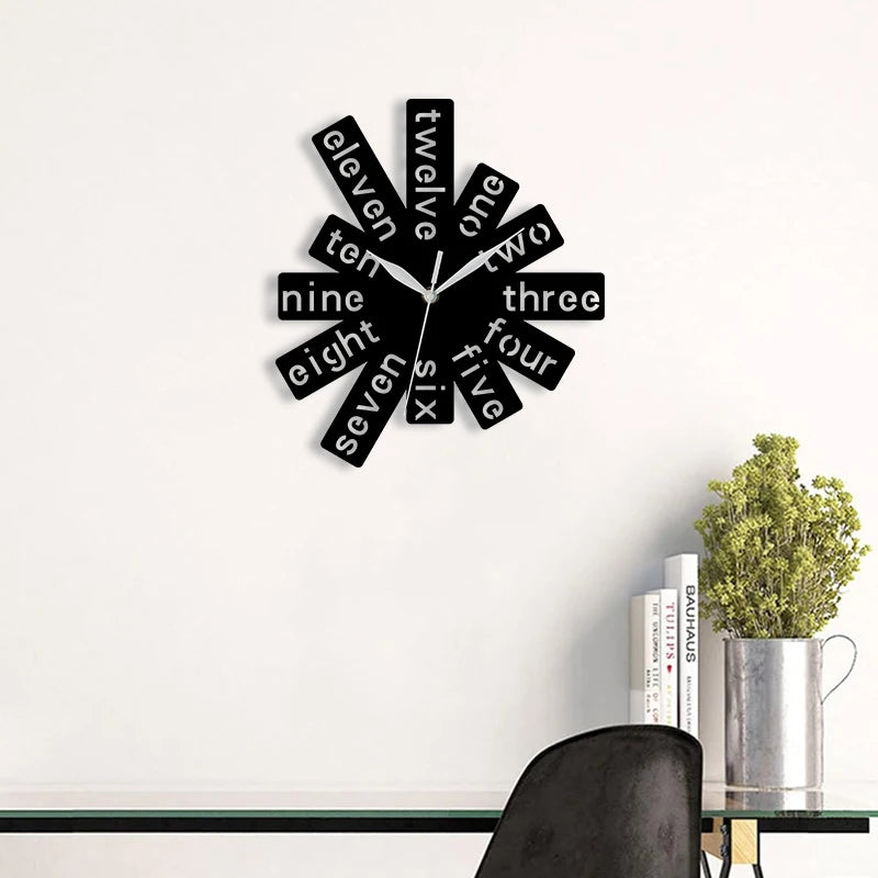 Horloge Murale Originale  Rectangles