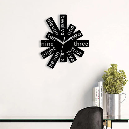 Horloge Murale Originale  Rectangles