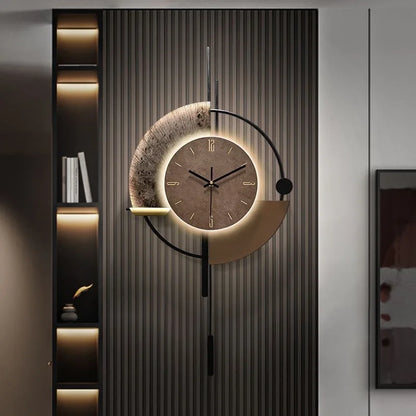 Horloge Murale Design    LED Moderne Pour Intérieur Élégant