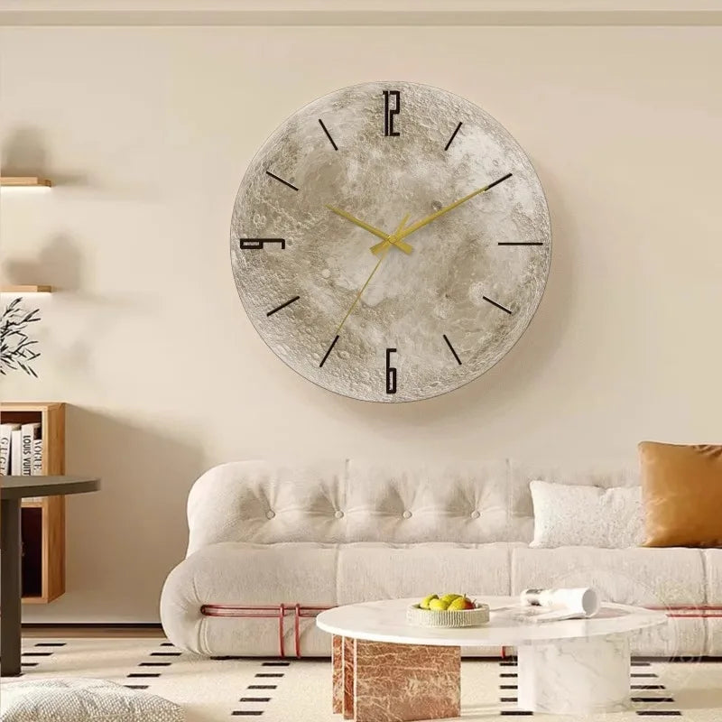 Horloge Murale Chambre  Lune Douce Atmosphère