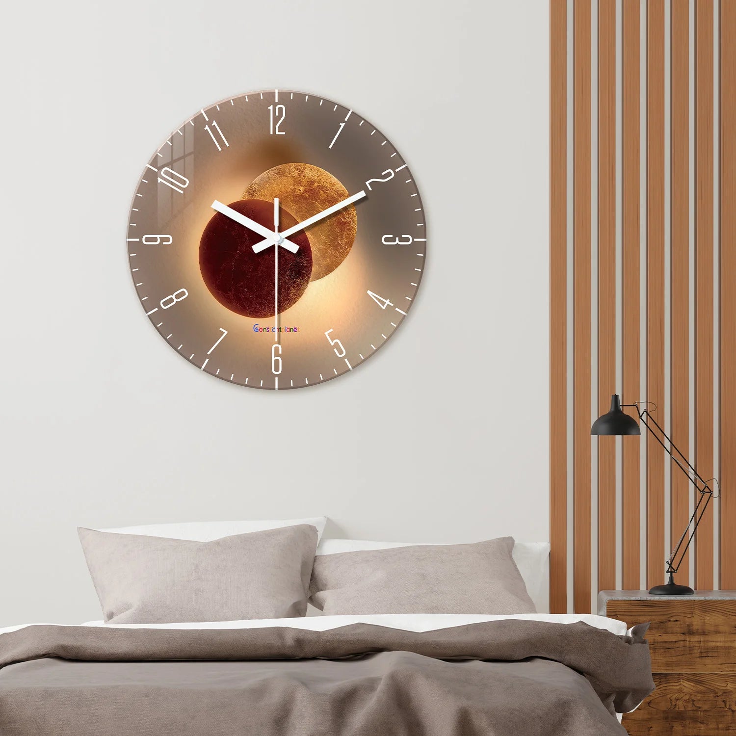 Horloge Murale Design  Planète