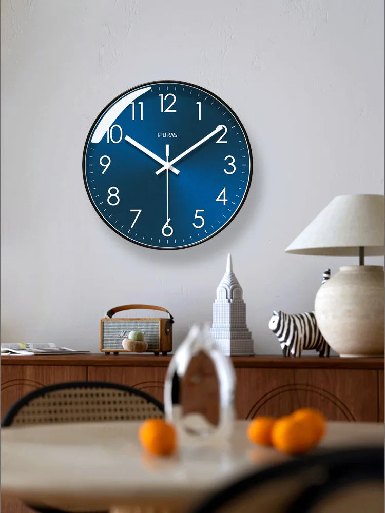 Horloge Murale SilencieuseDesign Moderne Quartz