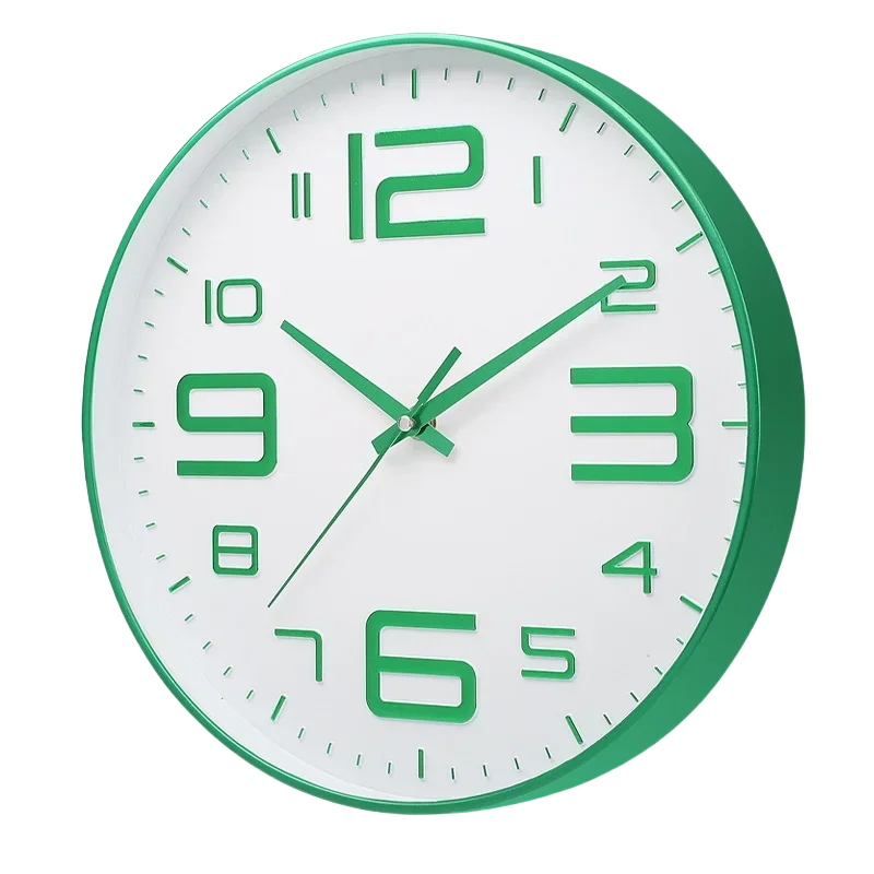 Horloge Moderne  Éclairage Artistique de Luxe Quartz