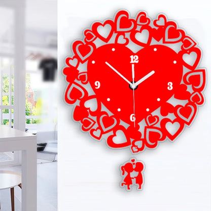 Horloge Murale DesignAcrylique Creuse Motif Regard Chic