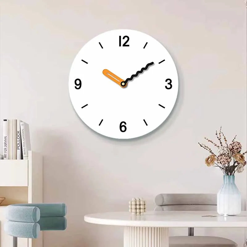 Horloge Murale DigitaleDesign Moderne Épuré et Silencieux