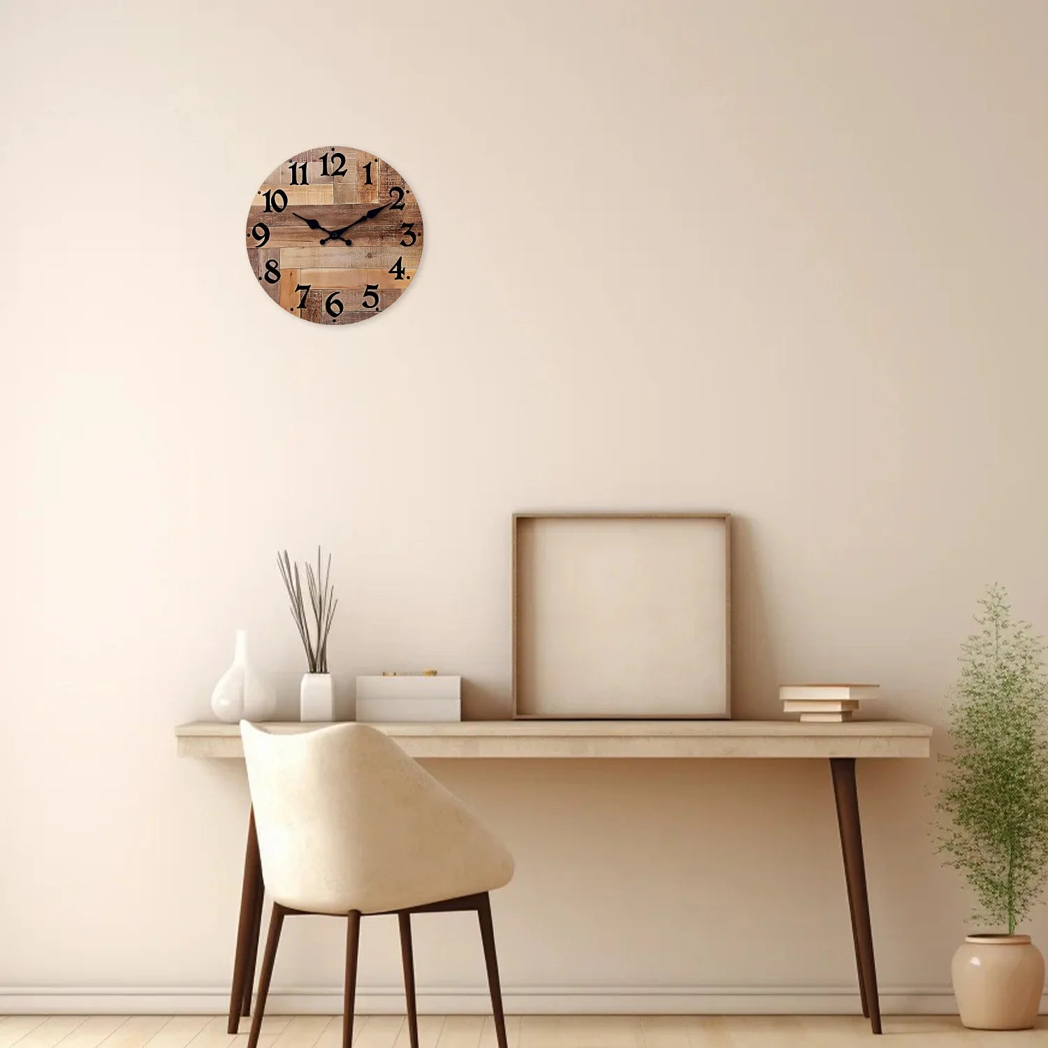 Horloge Murale Bois Rustique