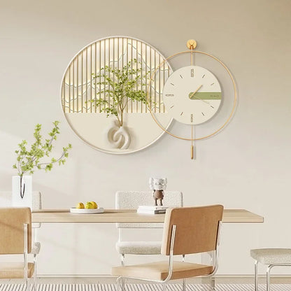 Horloge Murale DesignArtistique Moderne Finition Silencieuse
