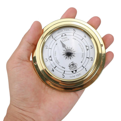 Horloge Murale Nautique  Laiton Précise 98mm Style Maritime